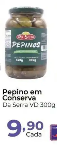 Super Kan Pepino em conserva da serra vd 300g oferta