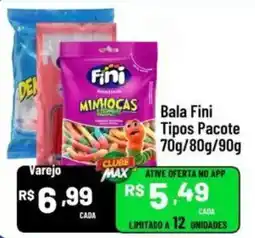 Max Atacadista Bala Fini Tipos Pacote oferta