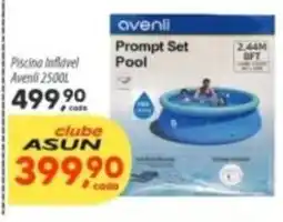 Asun Piscina inflável avenli 2500l oferta