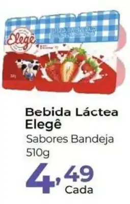 Super Kan Bebida Láctea Elegê Sabores Bandeja oferta