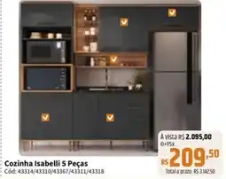 Deltasul Cozinha isabelli 5 peças oferta