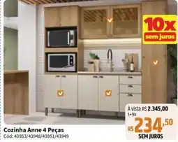 Deltasul Cozinha anne 4 peças oferta