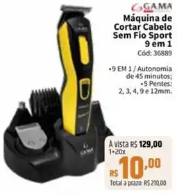 Deltasul Máquina de Cortar Cabelo Sem Fio Sport oferta