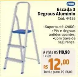 Deltasul Escada 3 Degraus Alumínio oferta