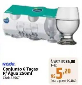Conjunto 6 Taças P/ Água