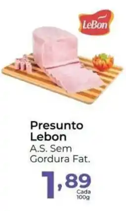 Super Kan Presunto Lebon A.S. Sem Gordura Fat. oferta