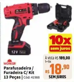 Deltasul Parafusadeira / Furadeira C/ Kit oferta