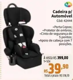 Deltasul Cadeira p/ Automóvel oferta