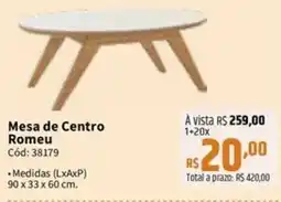 Deltasul Mesa de Centro Romeu oferta