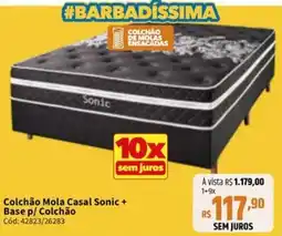 Deltasul Colchão Mola Casal Sonic oferta