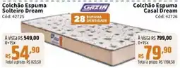 Deltasul Colchão Espuma Solteiro Dream oferta
