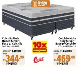 Deltasul Colchão Mola Queen Silver oferta