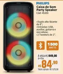 Deltasul Caixa de Som Party Speaker oferta