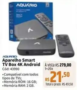 Deltasul Aparelho Smart TV Box 4K Android oferta