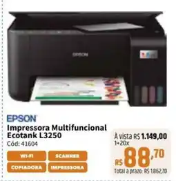 Deltasul Impressora Multifuncional Ecotank L3250 oferta
