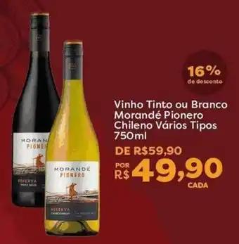 Vinho Tinto ou Branco Morandé Pionero