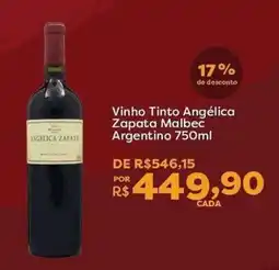 Mercadinhos São Luiz Vinho Tinto Angélica Zapata Malbec Argentino oferta