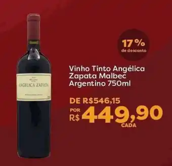 Vinho Tinto Angélica Zapata Malbec Argentino