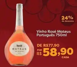 Mercadinhos São Luiz Vinho Rosé Mateus Português oferta