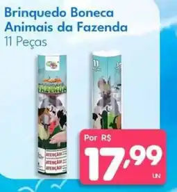 Supermercados Baklizi Brinquedo Boneca Animais da Fazenda oferta