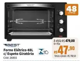 Deltasul Forno Elétrico c/ Espeto Giratório oferta