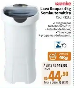 Deltasul Lava Roupas Semiautomática oferta