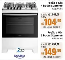Deltasul Fogão a Gás 5 Bocas Supreme oferta