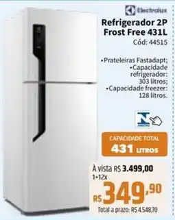 Deltasul Refrigerador 2p frost free oferta