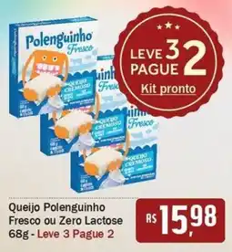 Festval Queijo polenguininho fresco ou zero lactose oferta