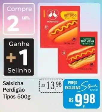 Salsicha Perdigão Tipos