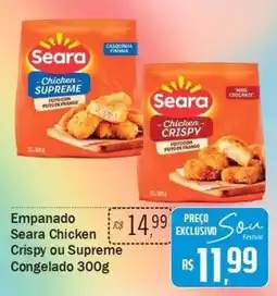 Festval Empanado Seara Chicken Crispy ou Supreme oferta