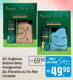 Festval Kit Orgânica Bubble Baby Amiguinhos Da Floresta ou Do Mar oferta