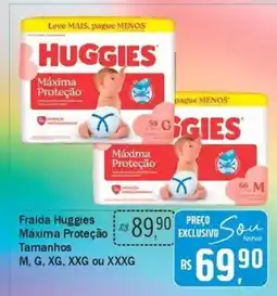 Festval Fralda huggies máxima proteção oferta