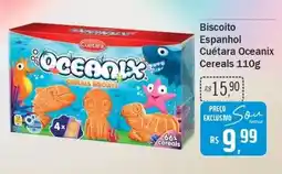 Festval Biscoito Espanhol Cuétara Oceanix Cereals oferta