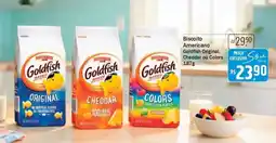 Festval Biscoito Americano Goldfish Original, Cheddar ou Colors oferta