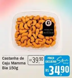 Festval Castanha de Caju Mamma Bia oferta