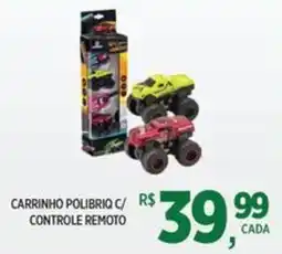 DB Supermercados Carrinho polibrio c/ controle remoto oferta