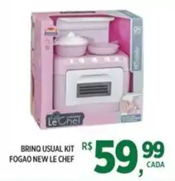 DB Supermercados Bringo usual kit fogao new le chef oferta