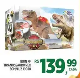 DB Supermercados Brin pf tiranossauro rex som/ luz 19030 oferta