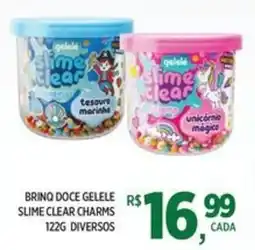 DB Supermercados Brinquedo doce gelele slime clear charms diversos oferta