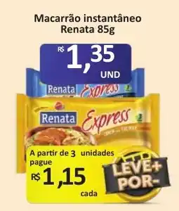 Paulistão Supermercados Macarrão instantâneo renata oferta