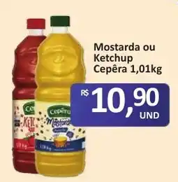 Paulistão Supermercados Mostarda ou Ketchup Cepêra oferta