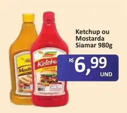 Paulistão Supermercados Ketchup ou Mostarda Siamar oferta