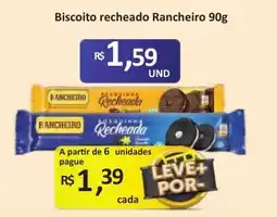 Paulistão Supermercados Biscoito recheado rancheiro oferta
