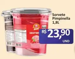Paulistão Supermercados Sorvete Pimpinella oferta