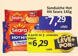 Paulistão Supermercados Sanduíche Hot Hit Seara oferta