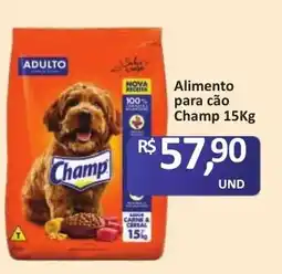 Paulistão Supermercados Alimento para cão champ 15kg oferta
