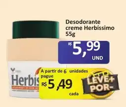 Paulistão Supermercados Desodorante creme herbissimo oferta