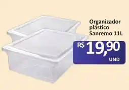 Paulistão Supermercados Organizador plástico Sanremo oferta