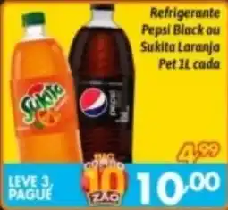 Supermercados Big Compra Refrigerante Pepsi Black ou Sukita Laranja oferta